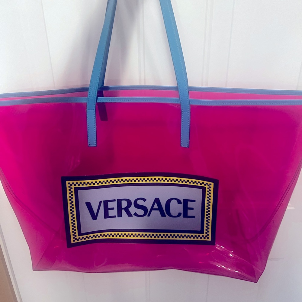 Versace 90s Logo Beach Bag